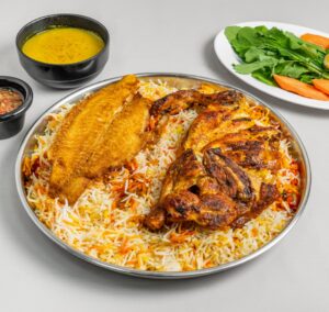 Chicken Madhabi+ Fried Hamur Felly Fish