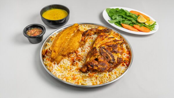 Chicken Madhabi+ Fried Hamur Felly Fish