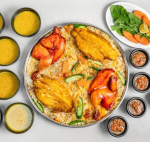 Chicken Mandi+ Fried Hamur Felly Fish (6 Person Deal)