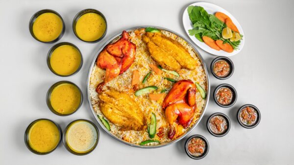 Chicken Mandi+ Fried Hamur Felly Fish (6 Person Deal)